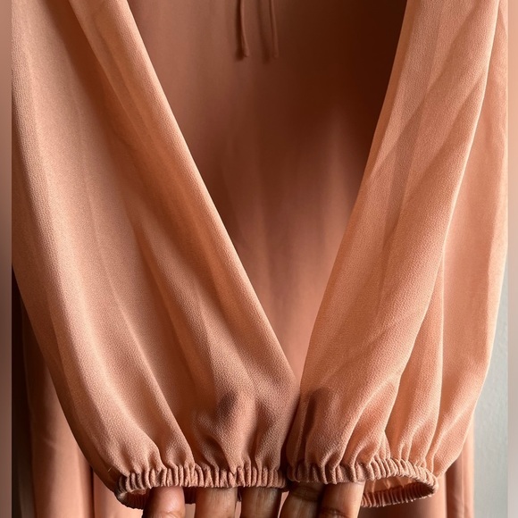 Aritzia Aritzia Wilfred Molly Midi Dress Size Medium  Colour Soft Terracotta - Picture 13 of 13